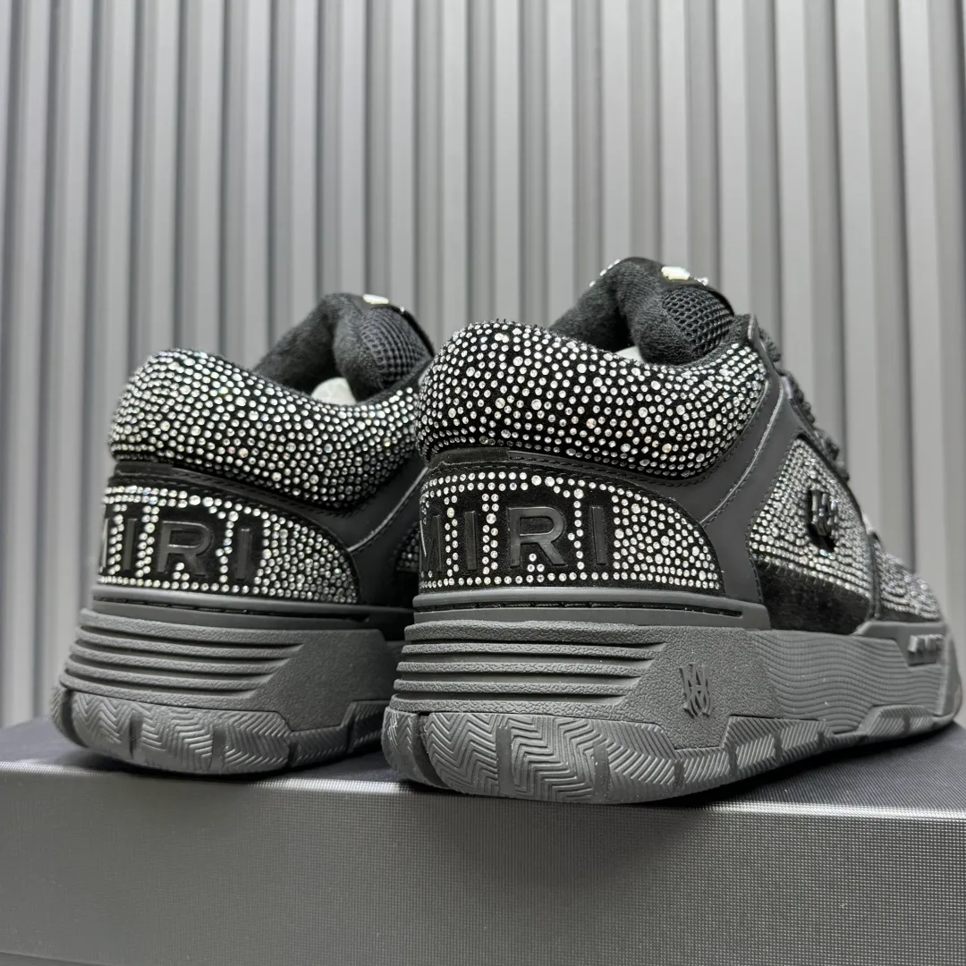 Men's shoes 💰760💰 AMIRI AMIRI fashion brand hot sale 🔥 Available all year round, couples 💑 Official website synchronization Imported fabrics 1⃣️ vs 1⃣️ replica, original factory special original sole, 35-45 (45. non-refundable)